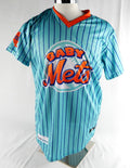 2024 Syracuse Mets Ben Gamel #15 Game Used Signed Blue Jersey Baby Mets 44 349