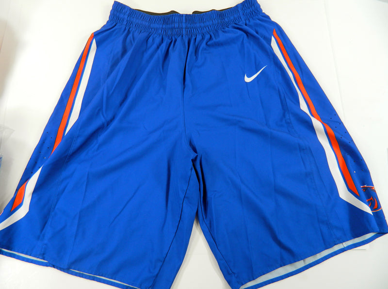 Boise State Broncos Team Issued Blue Nike Basketball Shorts Size M