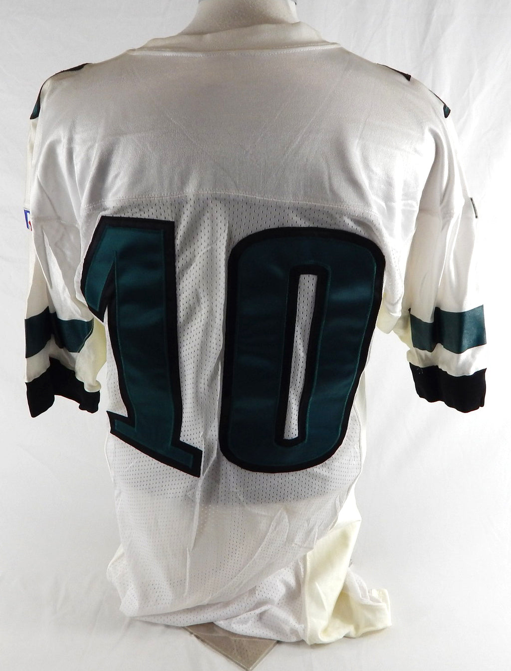 1990s Philadelphia Eagles #10 Game Used White Jersey 46 758 Pic2