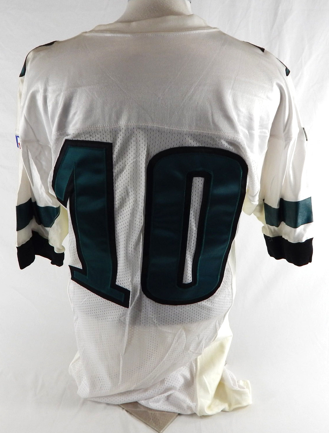 1990s Philadelphia Eagles #10 Game Used White Jersey 46 758 Pic2