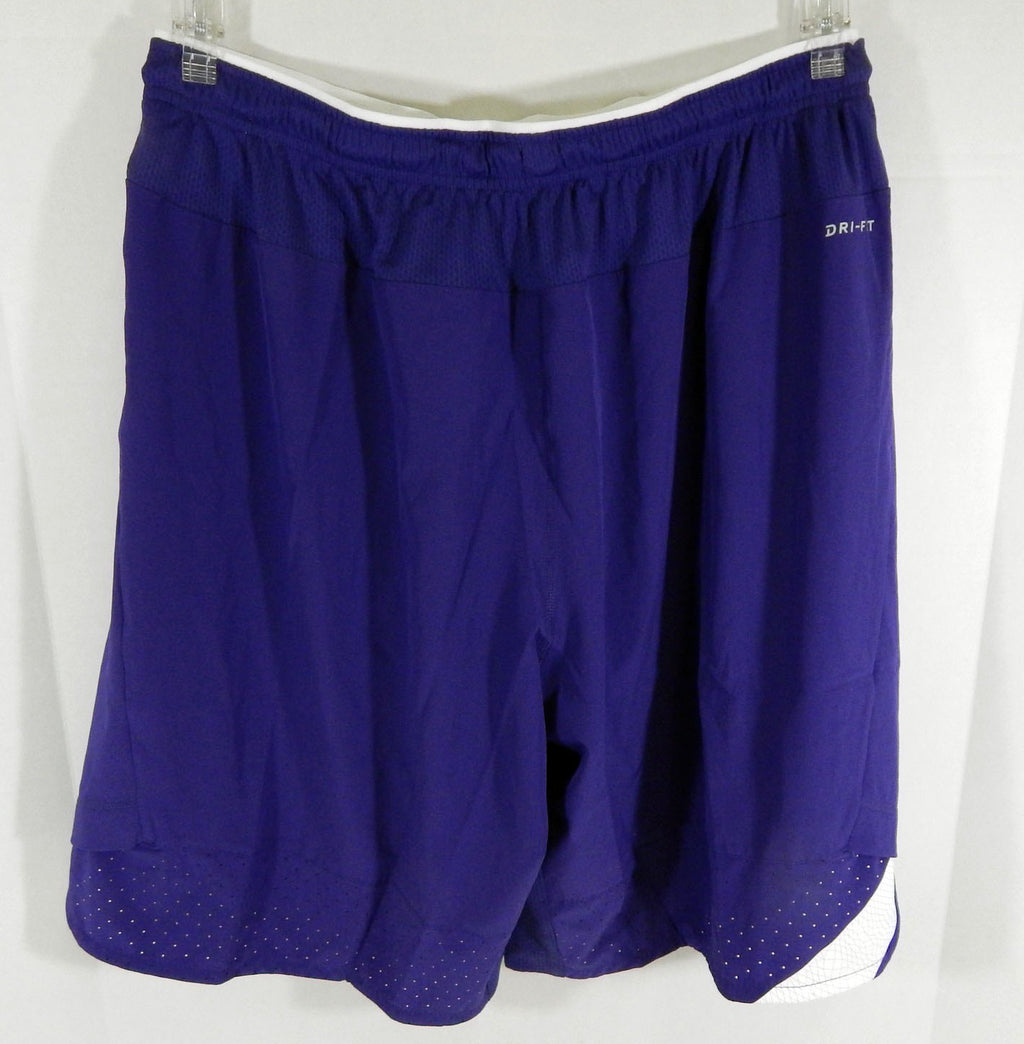 Texas Christian University TCU Men's Purple Football DriFit Shorts Nike XL Used Pic2