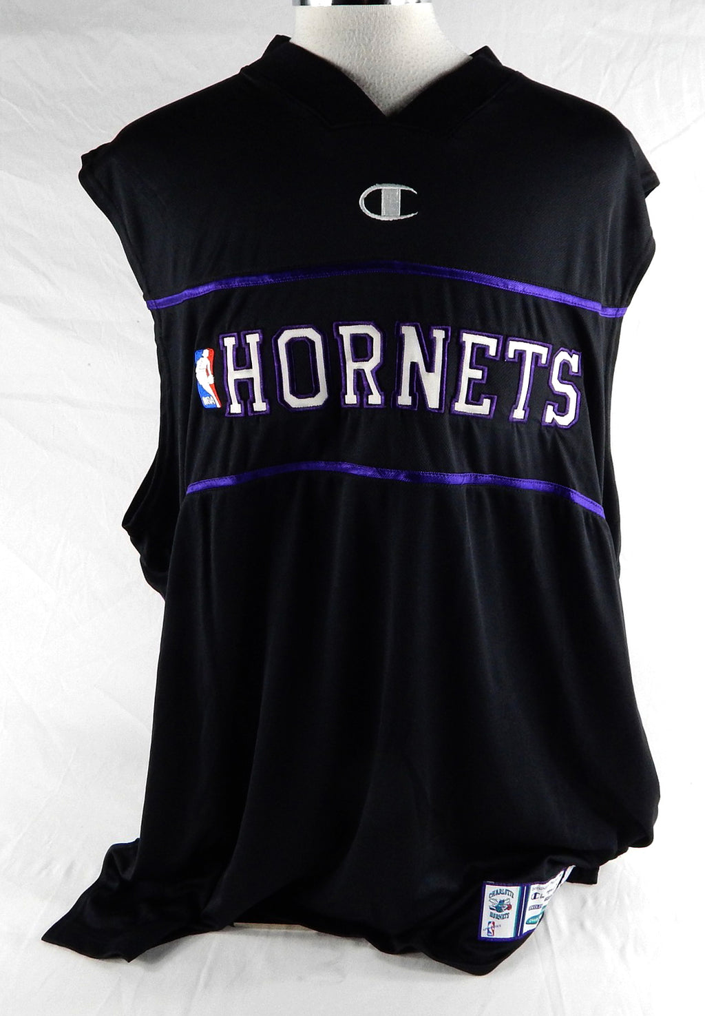 2001-02 Charlotte Hornets Game Issued Black Tank Top Shirt XXL 924