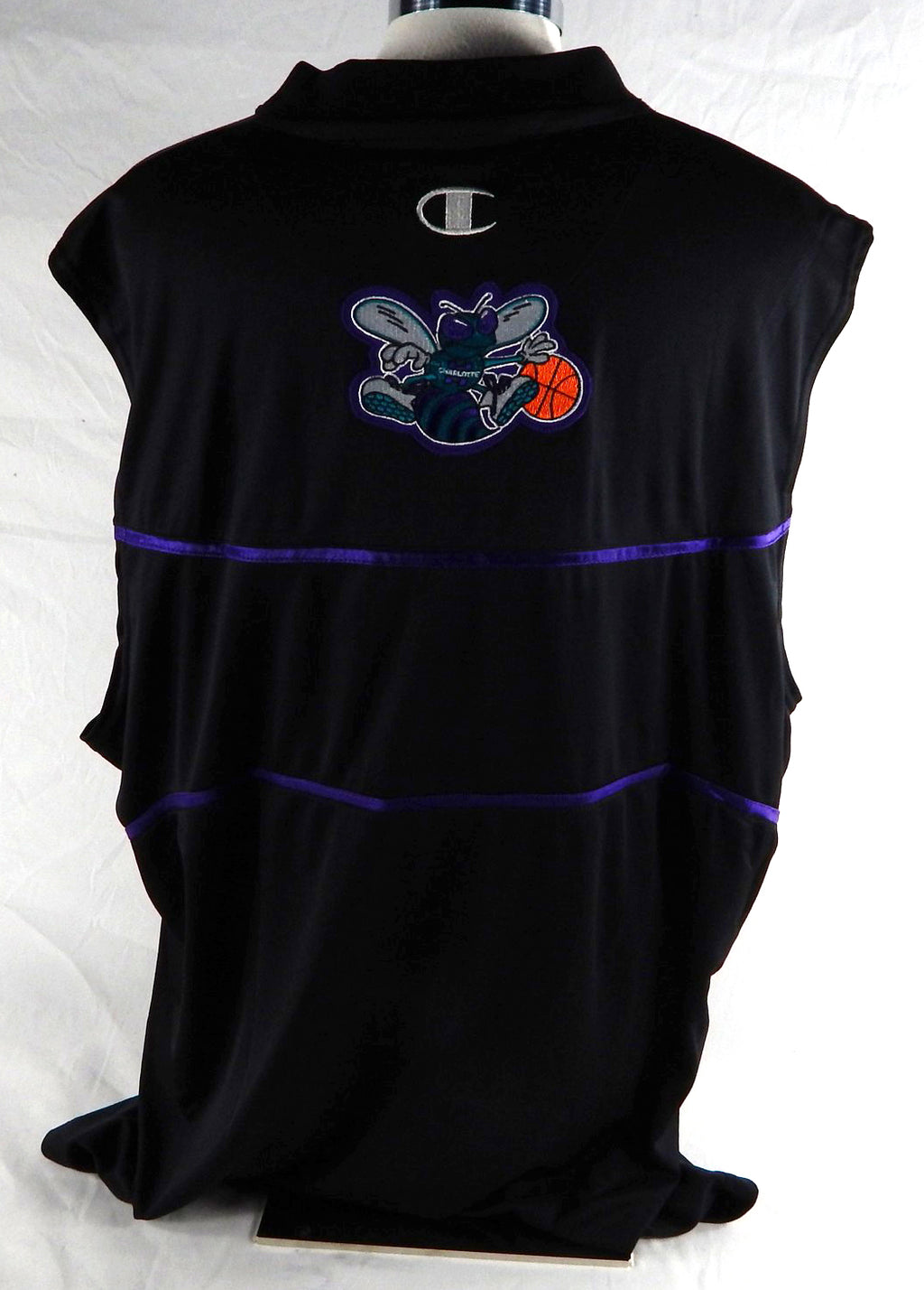 2001-02 Charlotte Hornets Game Issued Black Tank Top Shirt XXL 924 Pic2