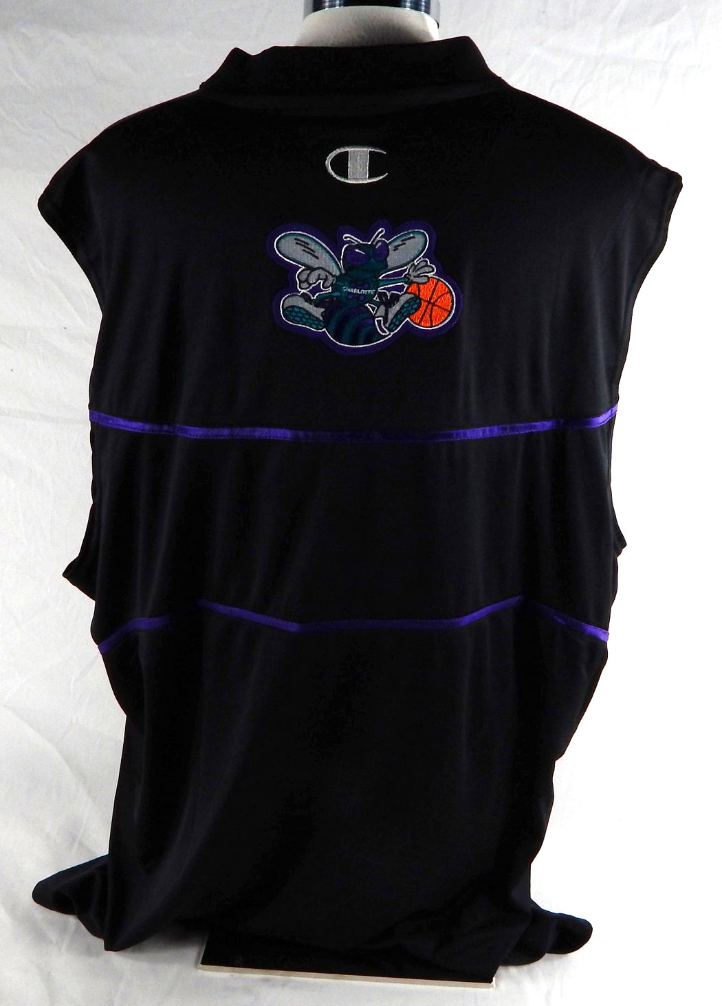 2001-02 Charlotte Hornets Game Issued Black Tank Top Shirt XXL 924 Pic2