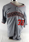2025 Washington Nationals Trevor Williams #32 Game Issued Pos Used Grey Jersey 3