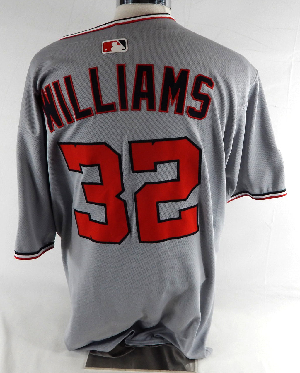 2025 Washington Nationals Trevor Williams #32 Game Issued Pos Used Grey Jersey 3 Pic2