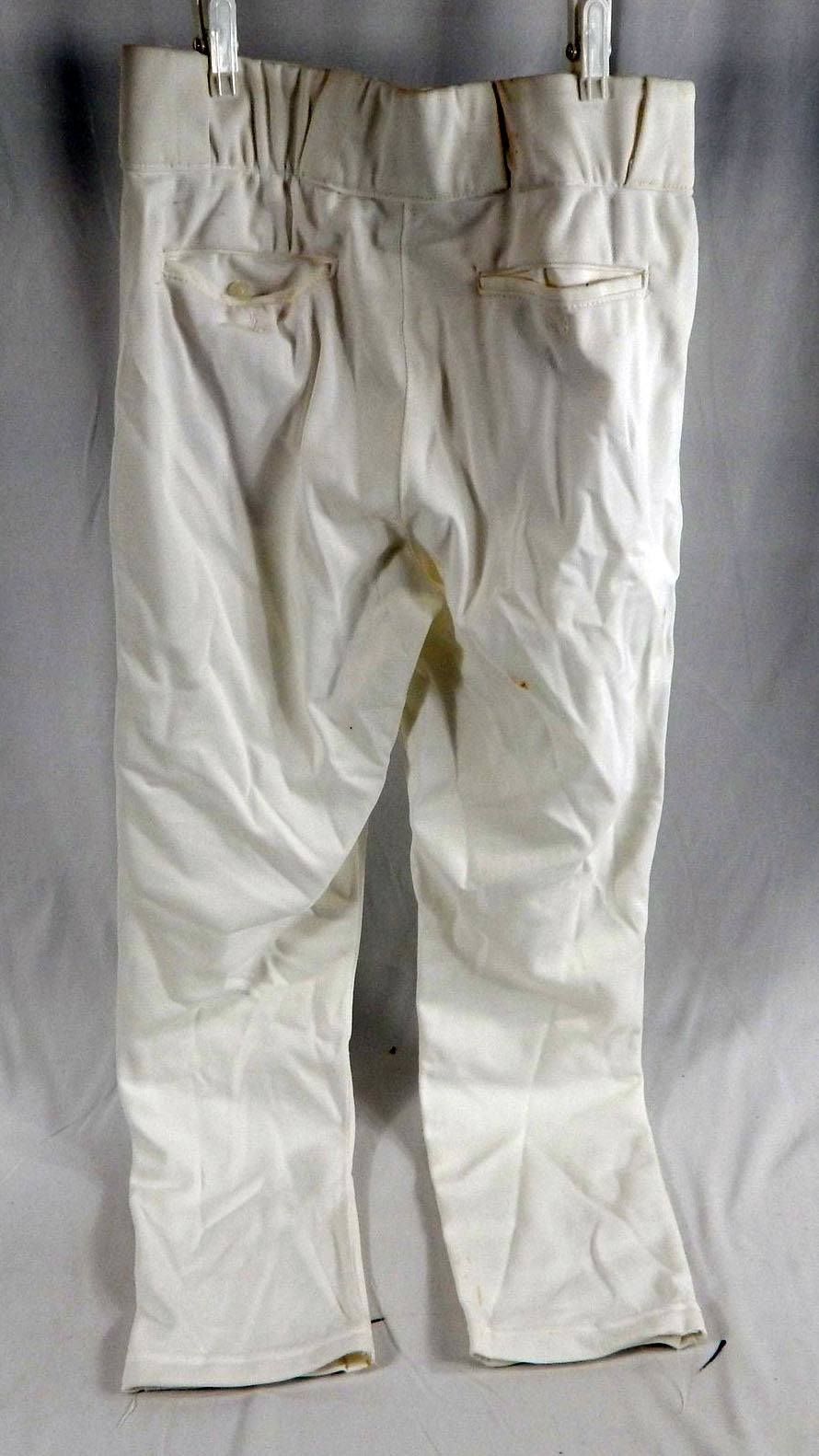 1990s Pittsburgh Pirates # Game Used White Baseball Pants Size 32 010 Pic2
