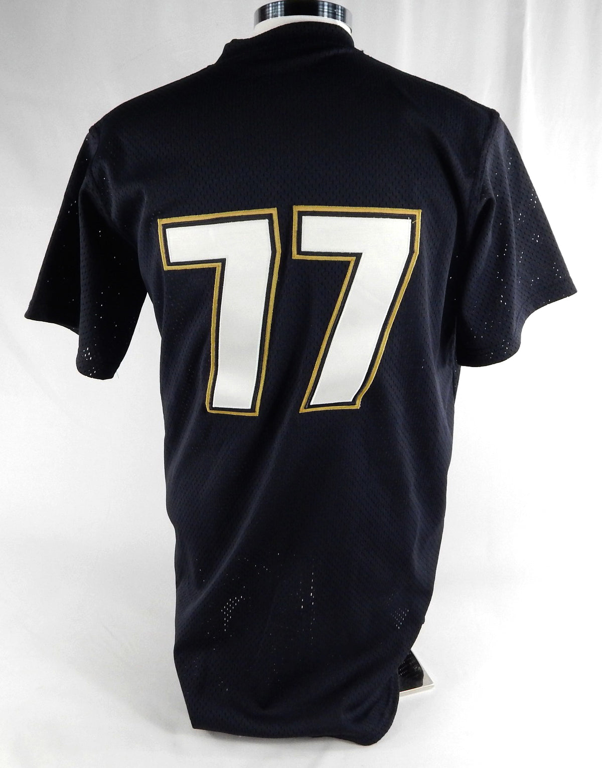 1990s Houston Astros #77 Game Used Black Jersey BP ST NP Rem 42 670 Pic2