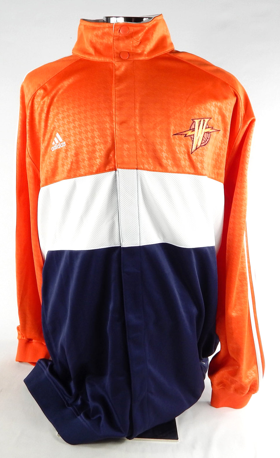 2000s Golden State Warriors Game Issued Orange Warm Up Jacket XL 528