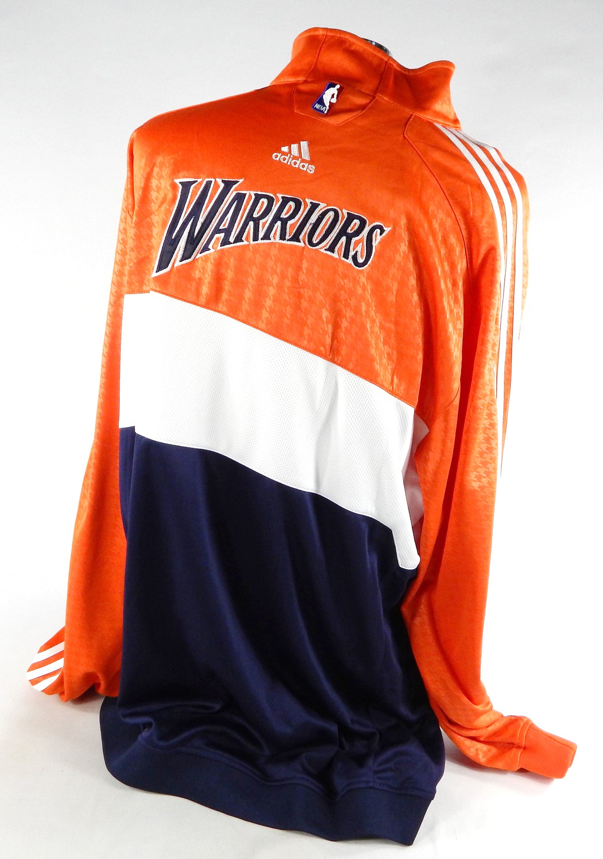 2000s Golden State Warriors Game Issued Orange Warm Up Jacket 2XL 530 Pic2