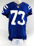 2012 Indianapolis Colts Reid Fragel #73 Game Issued P Used Blue Jersey 50 956