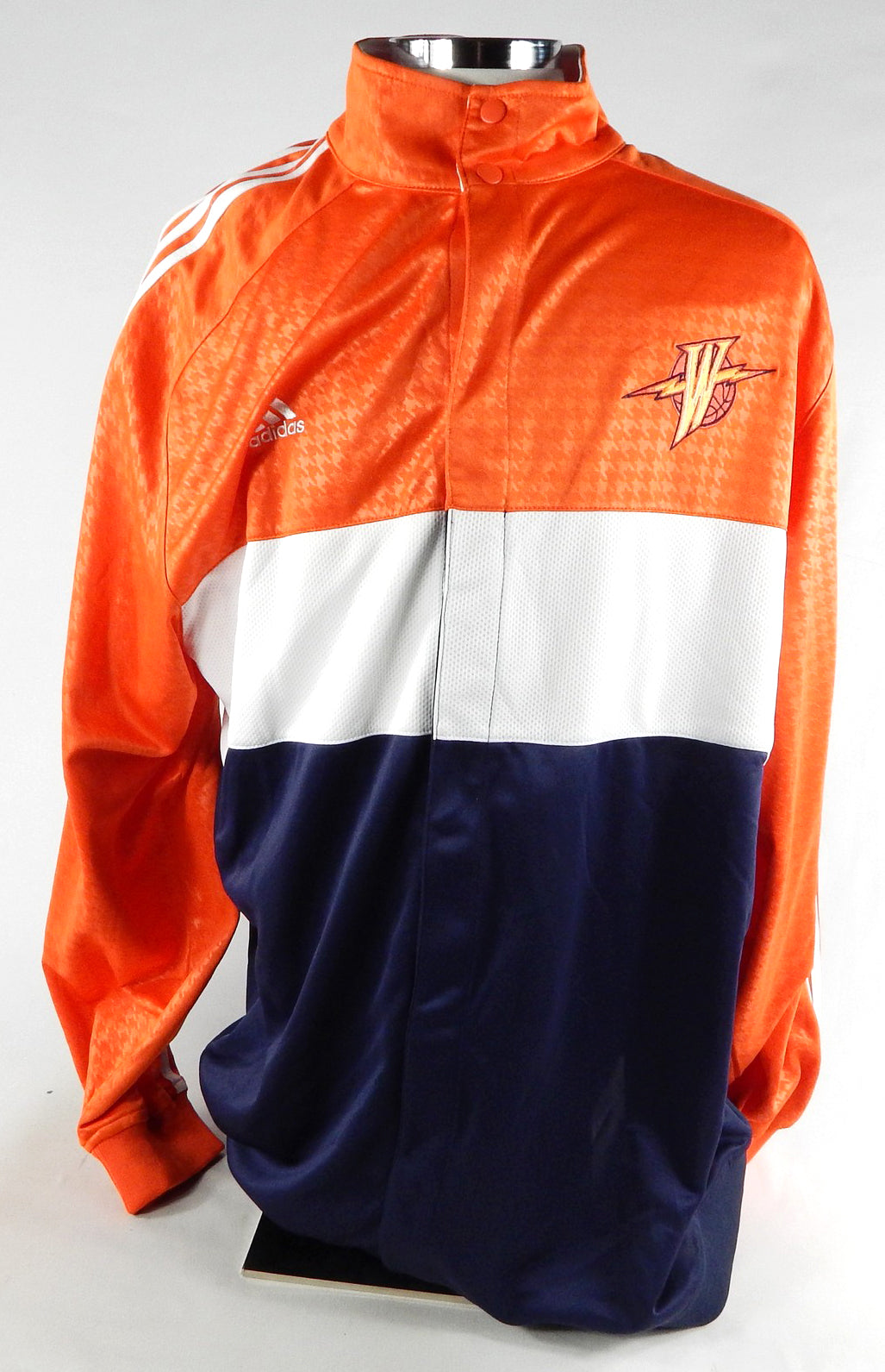2000s Golden State Warriors Game Issued Orange Warm Up Jacket XL 531