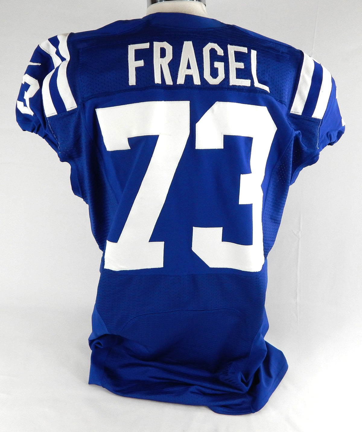 2012 Indianapolis Colts Reid Fragel #73 Game Issued P Used Blue Jersey 50 956 Pic2