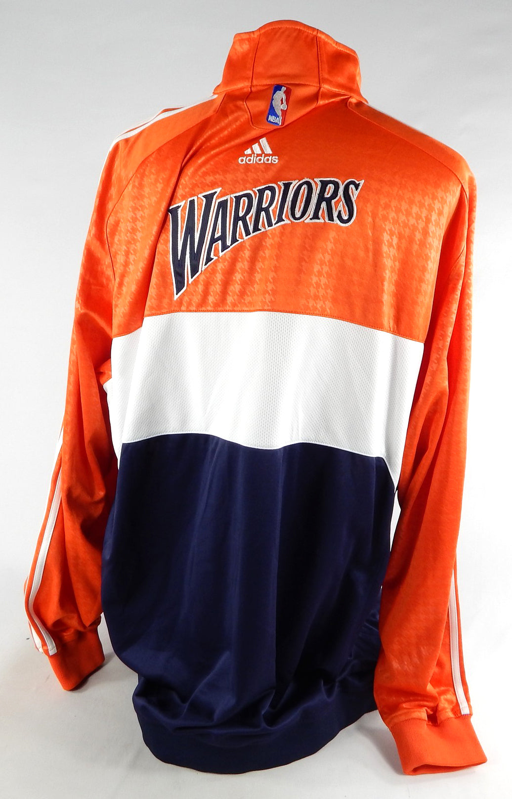 2000s Golden State Warriors Game Issued Orange Warm Up Jacket XL 531 Pic2