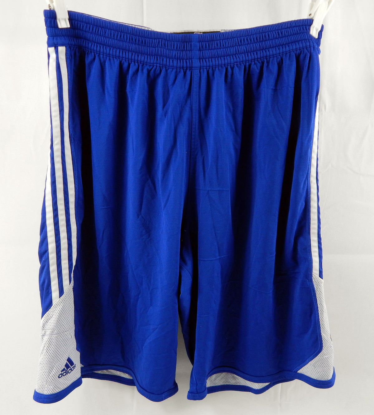 2015-16 Detroit Pistons Game Used Blue Practice Shorts 4XL 539