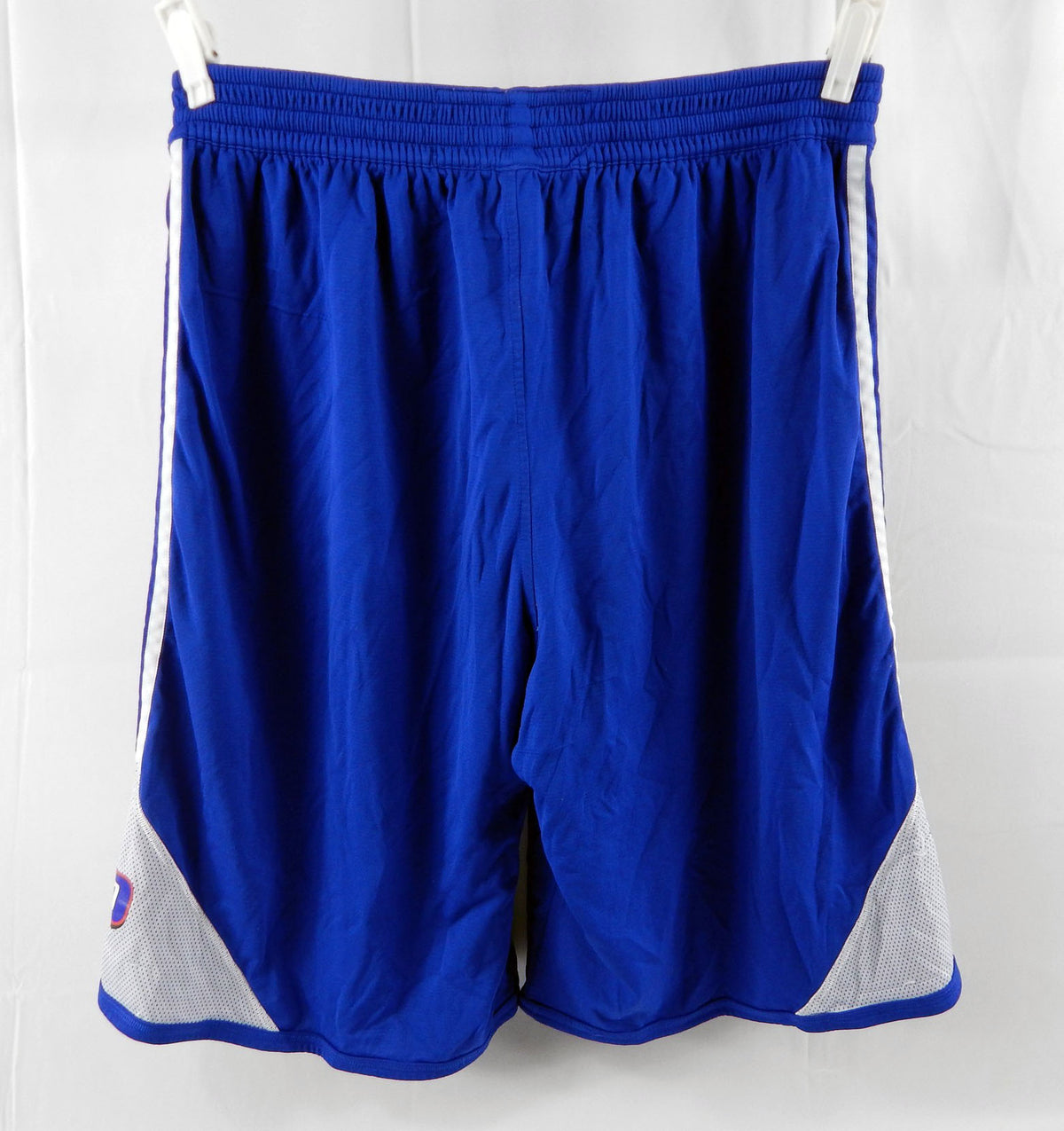 2015-16 Detroit Pistons Game Used Blue Practice Shorts 4XL 539 Pic2