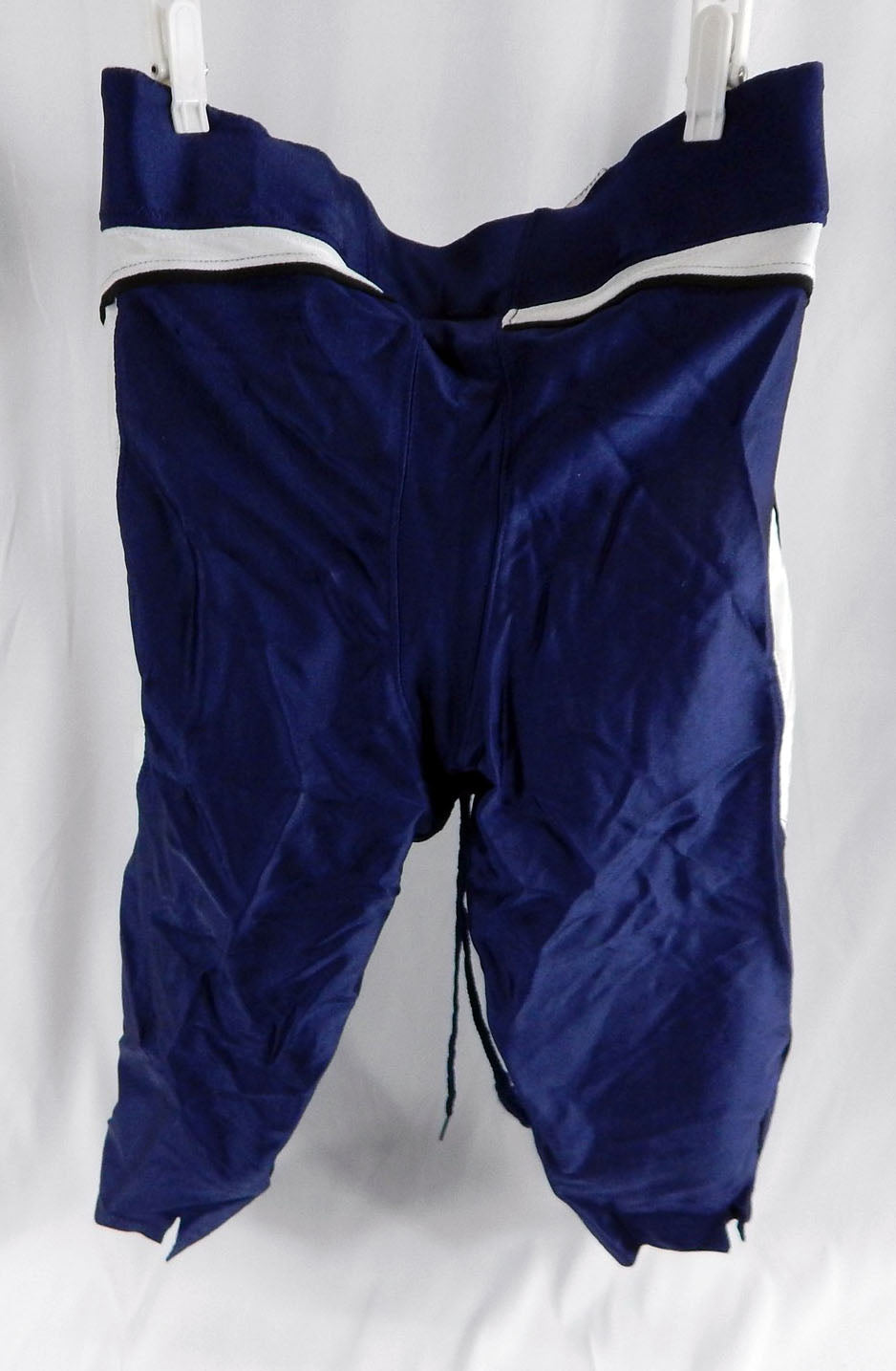 2000s Utah State Aggies # Game Used Navy Football Pants Size 014 Pic2