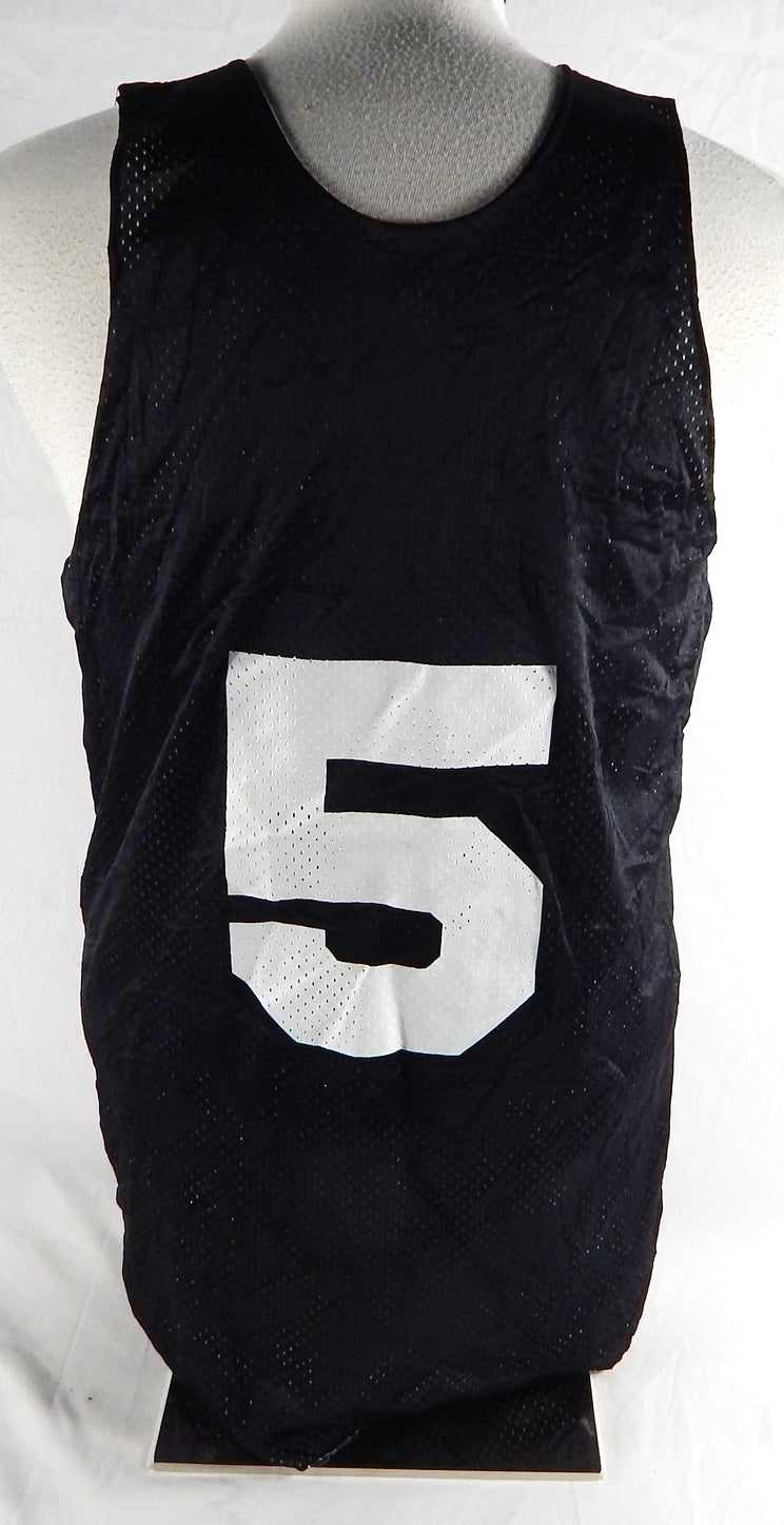 1990s Atlanta Hawks #5 Game Issued Black Practice Jersey L 930 Pic2