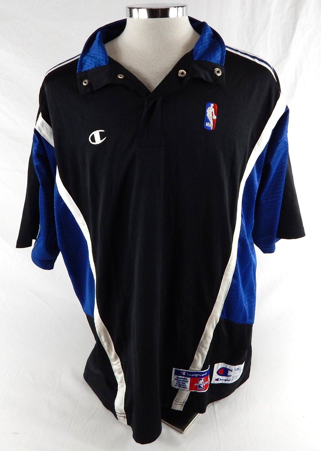 1990s Philadelphia 76ers Game Issued Black Shooting Shirt 48 764