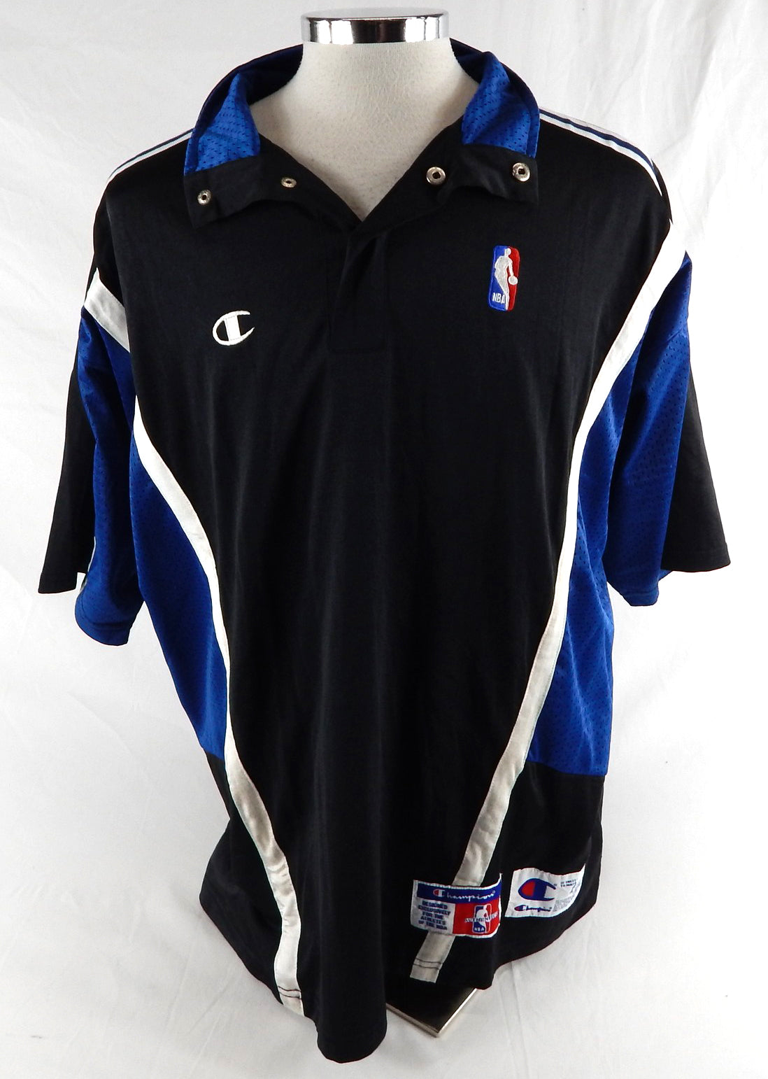 1990s Philadelphia 76ers Game Issued Black Shooting Shirt 48 764