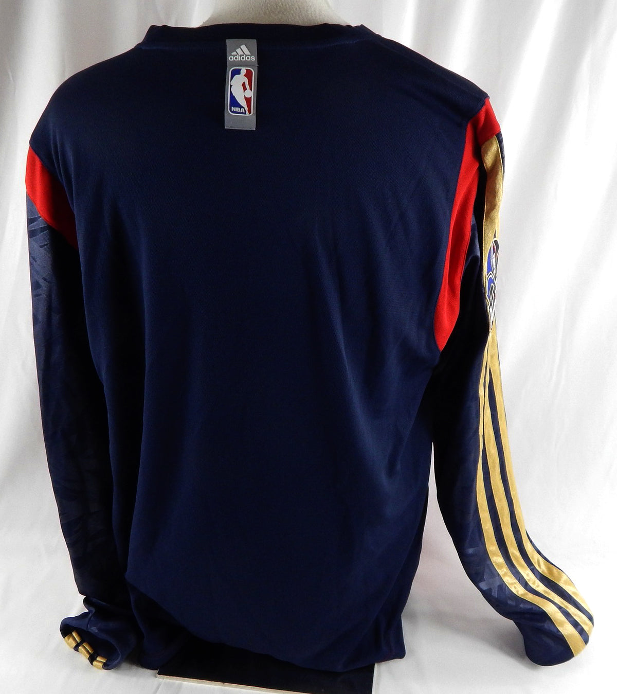 2013-14 New Orleans Pelicans Game Issued Red Shooting Shirt NBA ASG Patch 2XL 9 Pic2