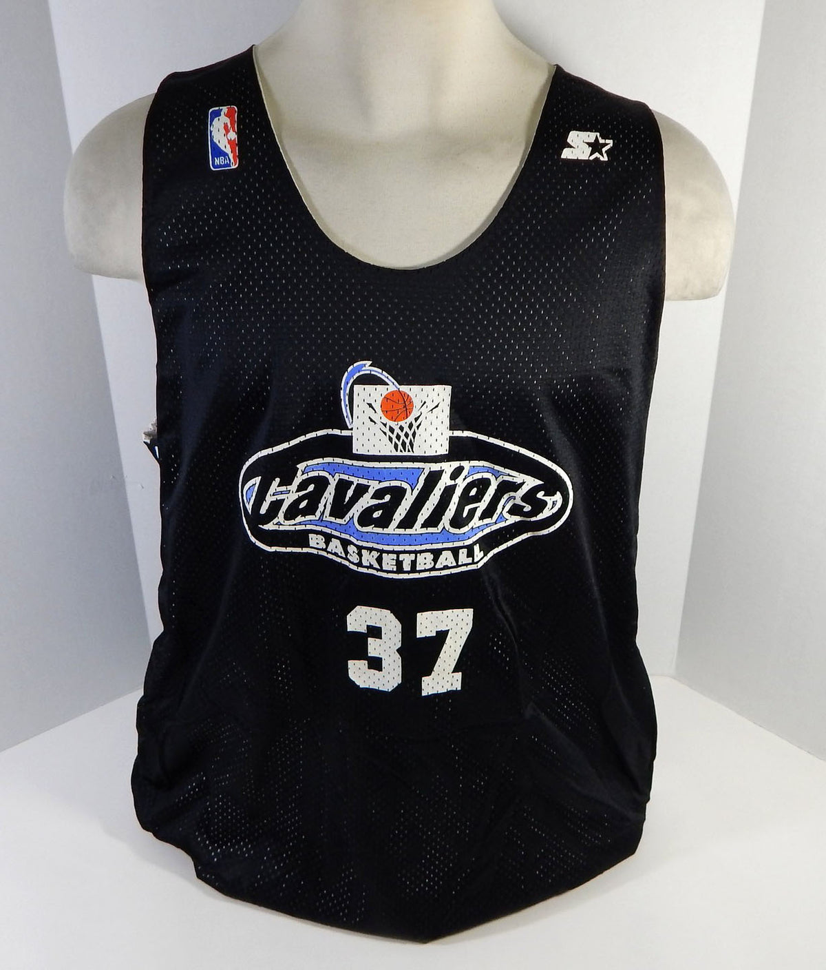 Cleveland Cavaliers #37 Game Issued Black White Practice Jersey 3XL 307