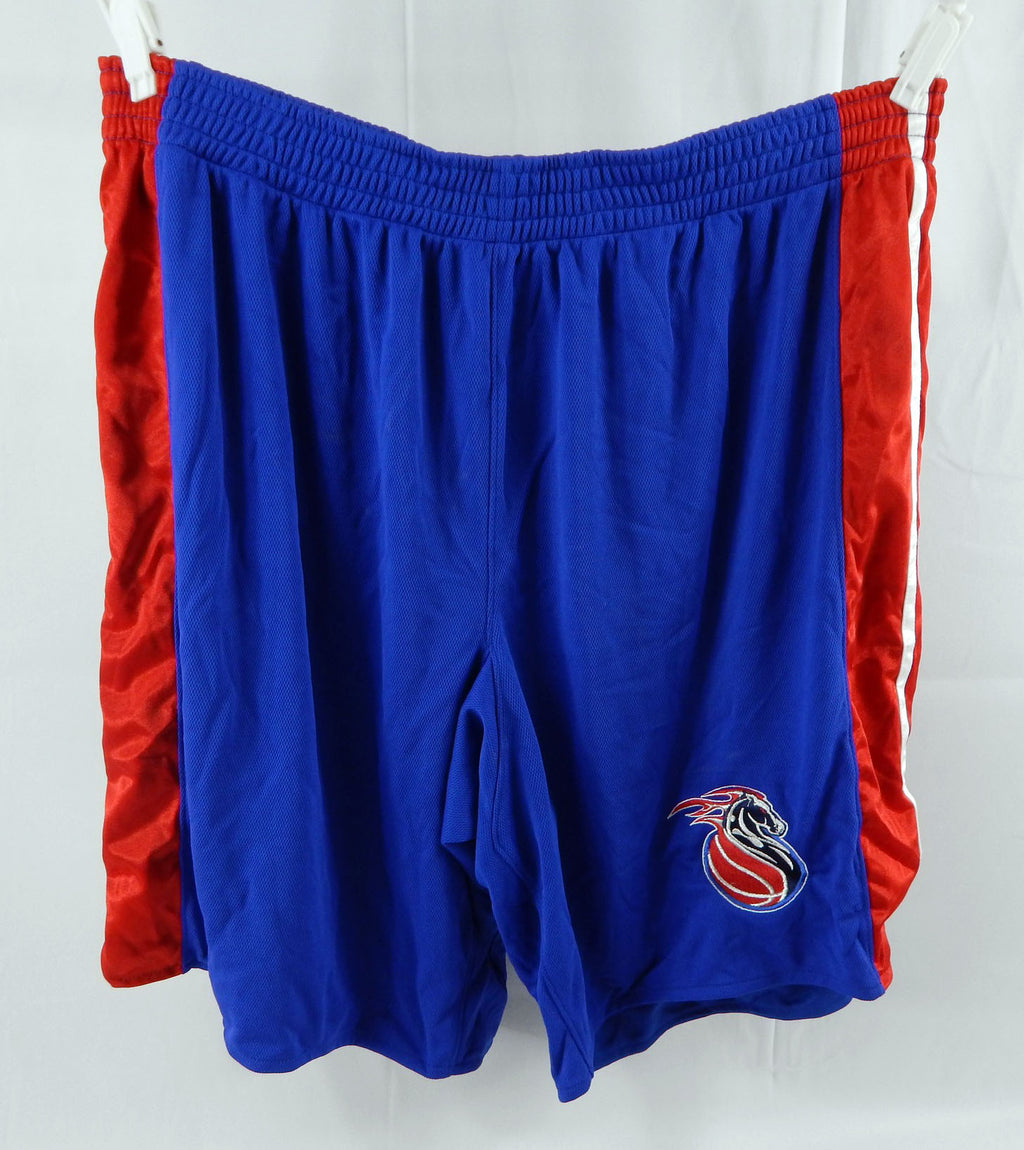 2000s Detroit Pistons Game Issued Blue Shorts 50 542 Pic2