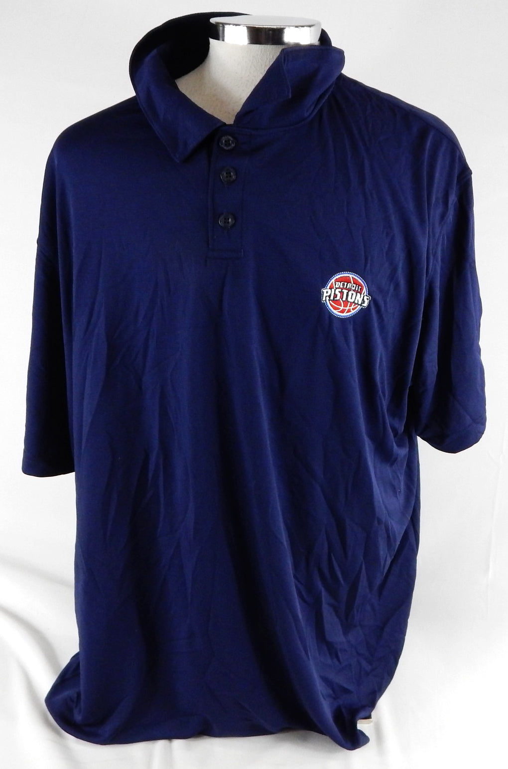 2016 Detroit Pistons Authentic Navy Polo Shirt Playoffs 3XL 727
