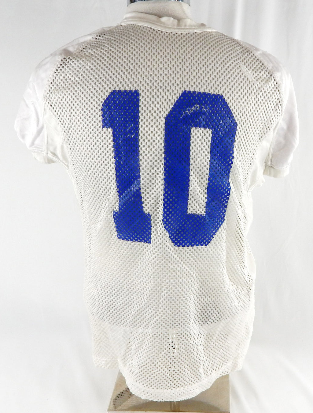2016-19 Boise State Broncos #10 Game Used White Practice Jersey M 394 Pic2