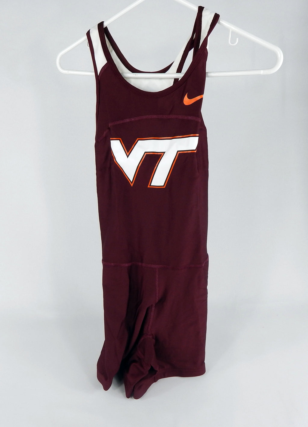 2009 Virginia Tech Hokies # Game Issued Maroon Jersey Cross Country Track M DP66021