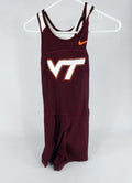2009 Virginia Tech Hokies # Game Issued Maroon Jersey Cross Country Track M DP66021