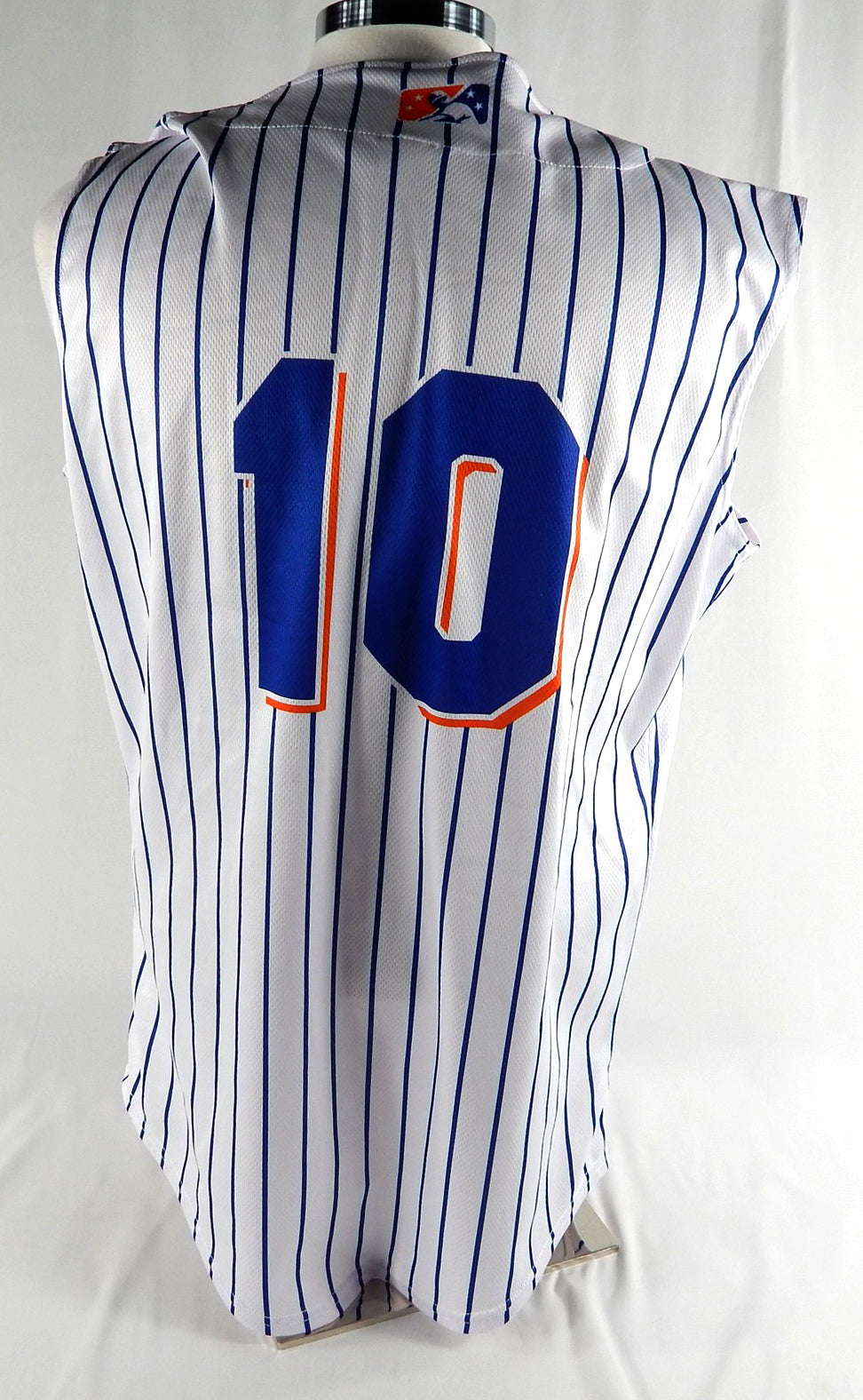 2024 Syracuse Mets #10 Game Used White Jersey Salt City 44 357 Pic2