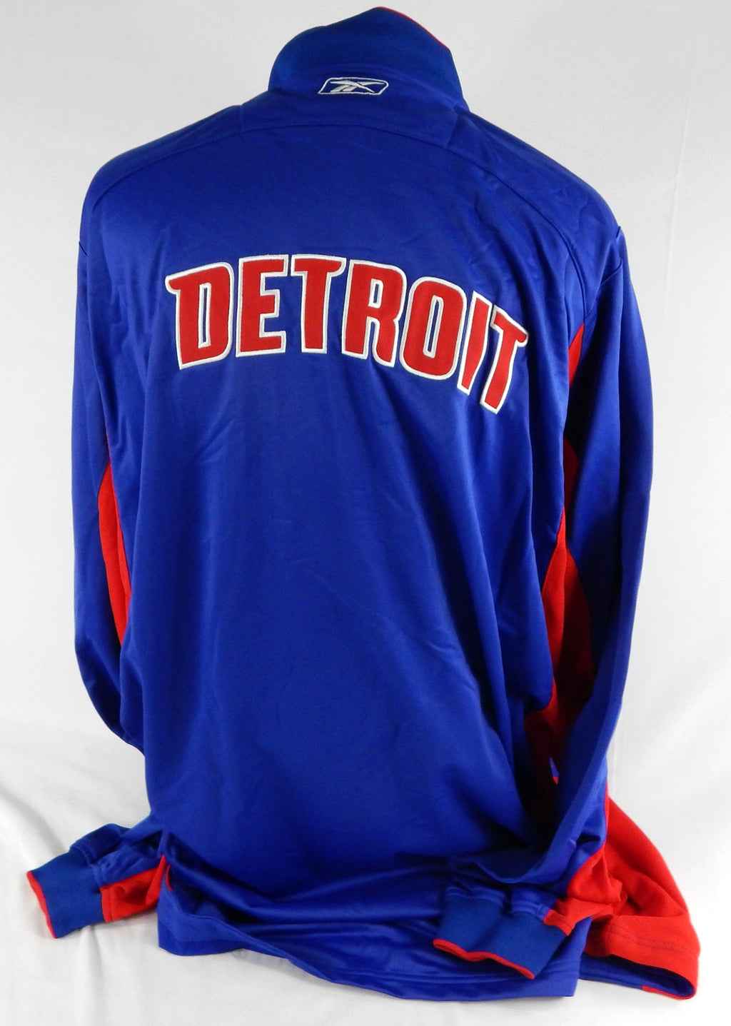 2004-05 Detroit Pistons Game Issued Blue Warm Up Jacket 2XL 730 Pic2