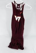 2009 Virginia Tech Hokies Game Issued Maroon Jersey Cross Country Track L 3