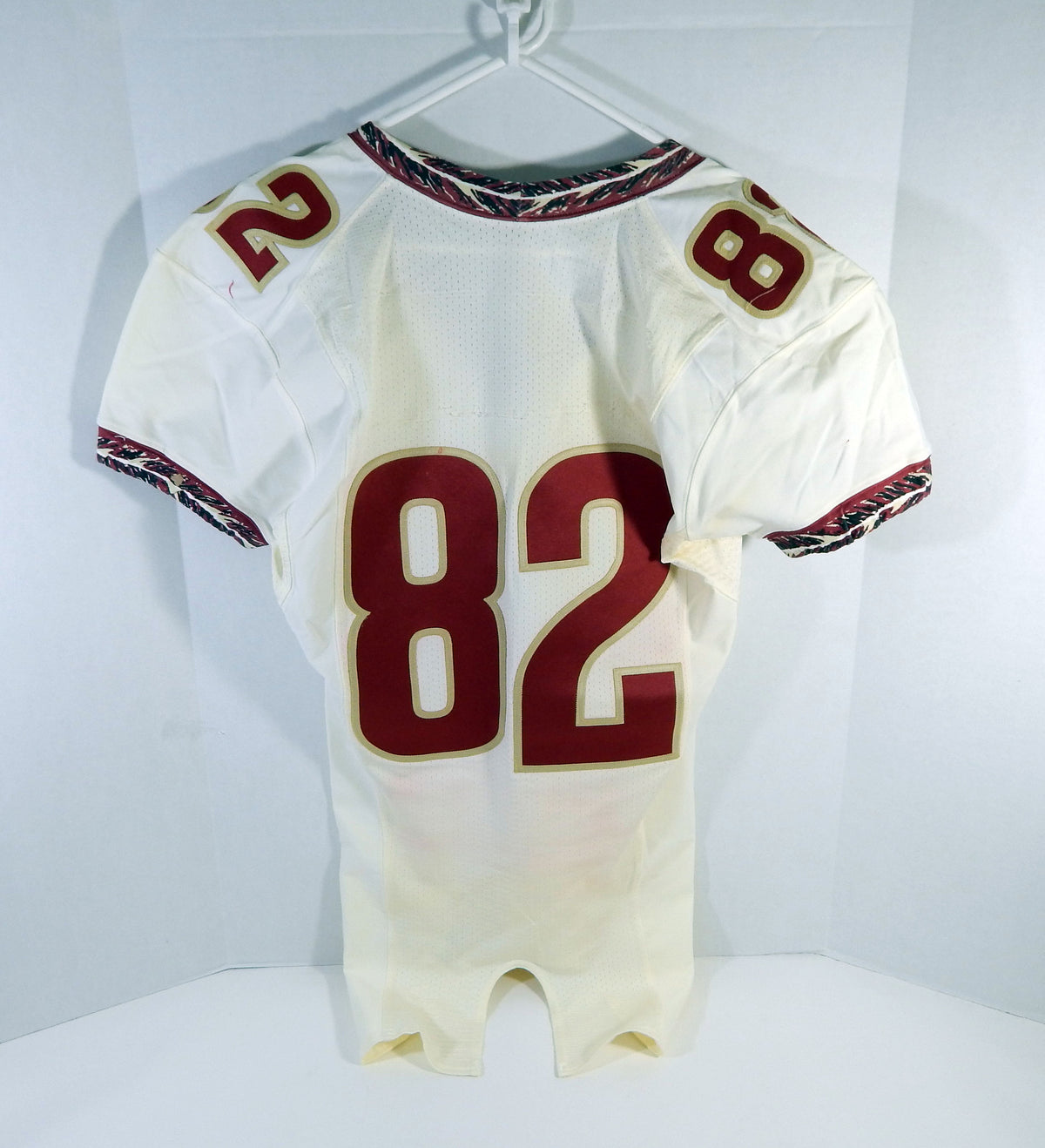 2008-12 Florida State Seminoles #82 Game Used White Jersey NP Rem 40 DP28110 Pic2