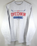 Alex Ovechkin Washington Capitals 500 Level Crewneck Sweatshirt Heather Adult L