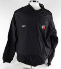 2000s Portland Trail Blazers Team Issued Black Windbreaker Pullover M 543