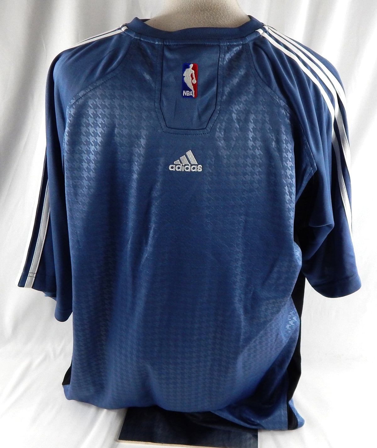 Charlotte Bobcats #14 Game Used Navy Shooting Shirt XL 093 Pic2