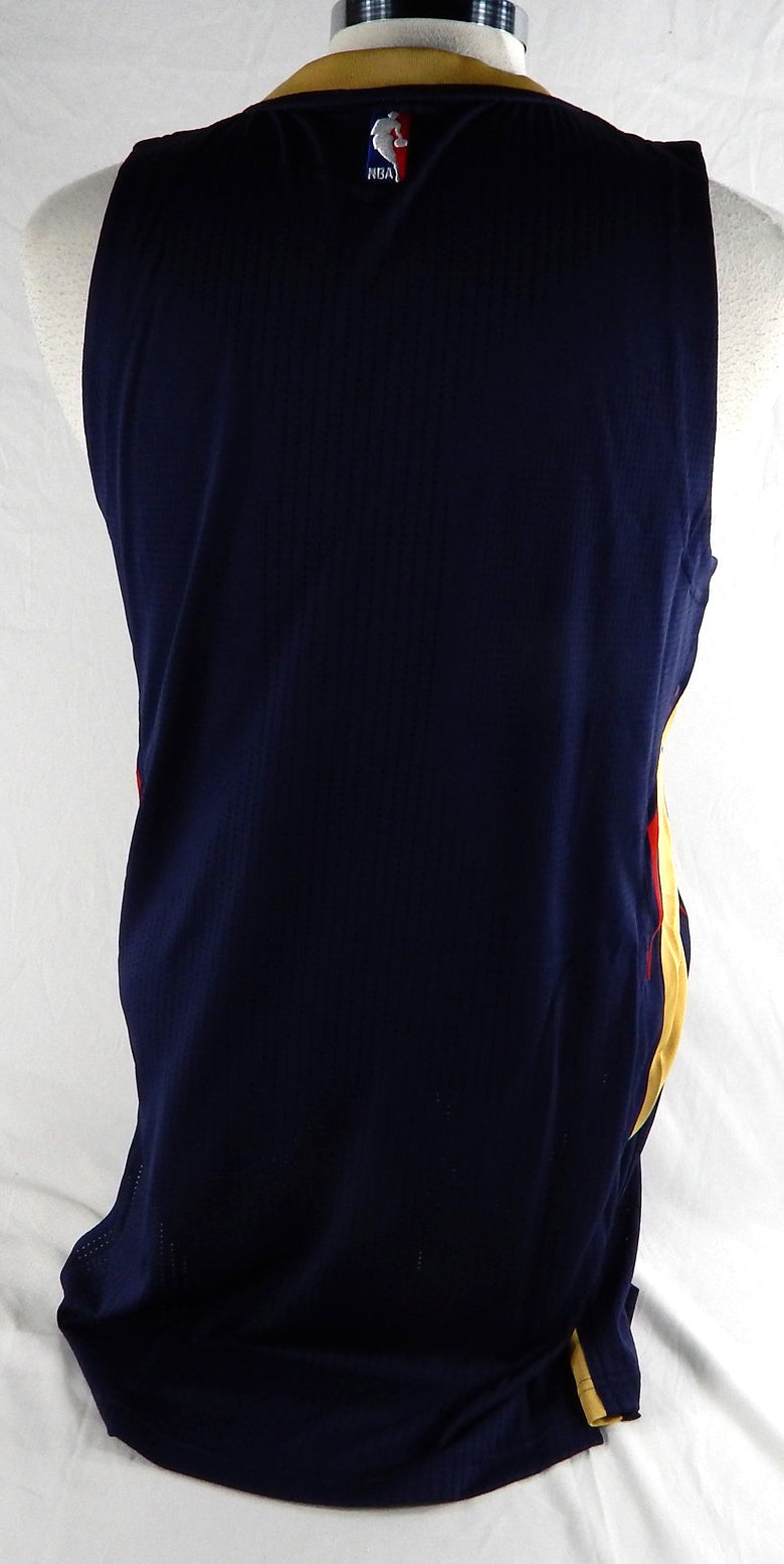 2015-16 New Orleans Pelicans Blank Game Issued Navy Jersey M 937 Pic2