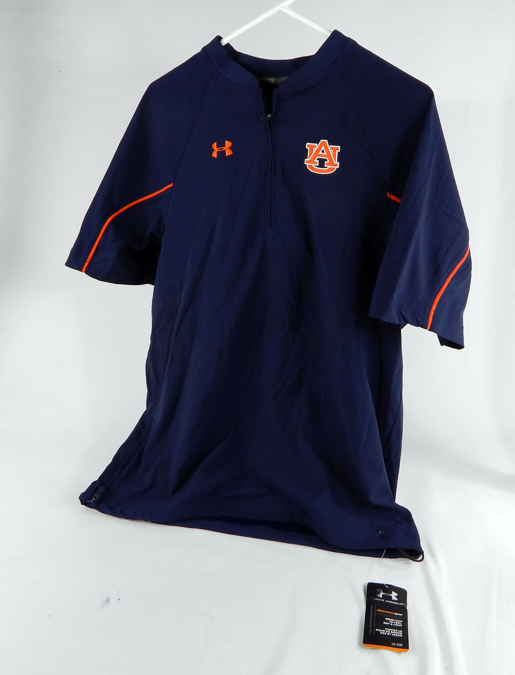 Auburn Tigers Team Issued Navy Pullover Shirt S DP68711