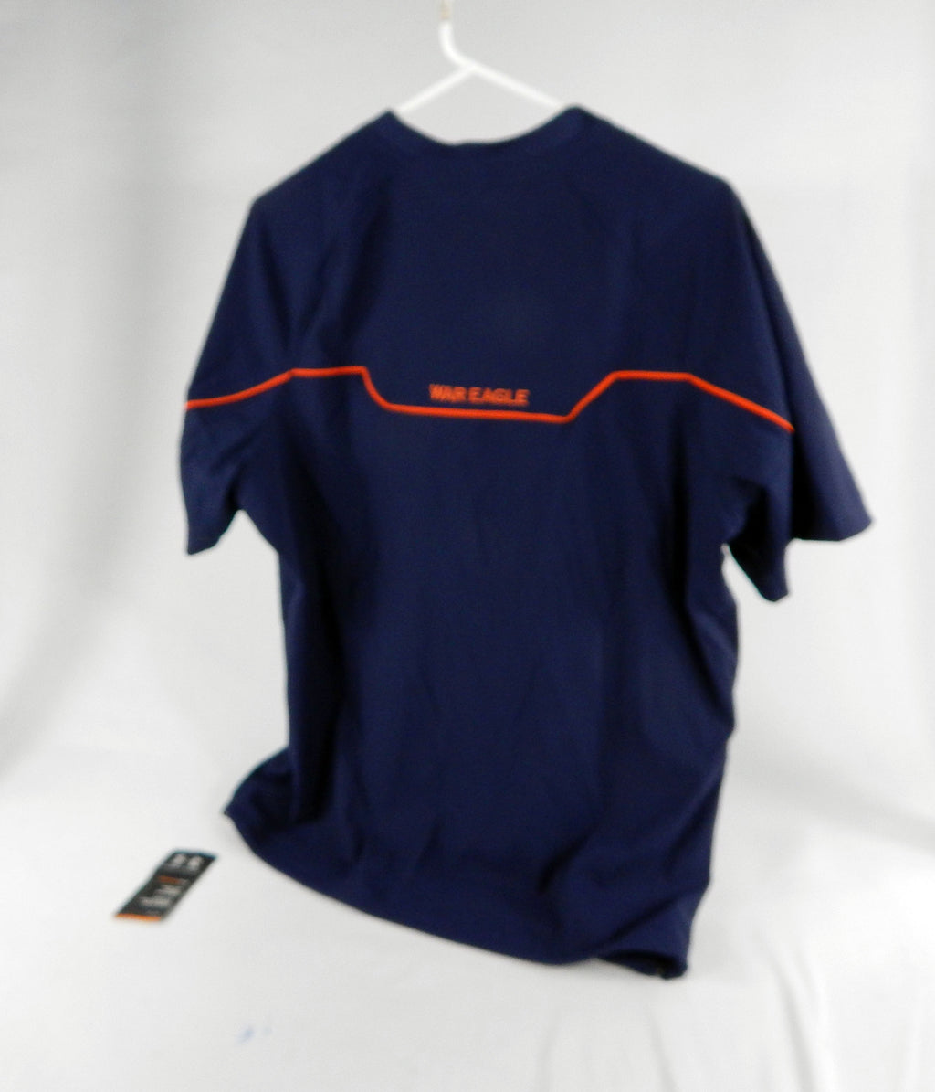 Auburn Tigers Team Issued Navy Pullover Shirt S DP68711 Pic2
