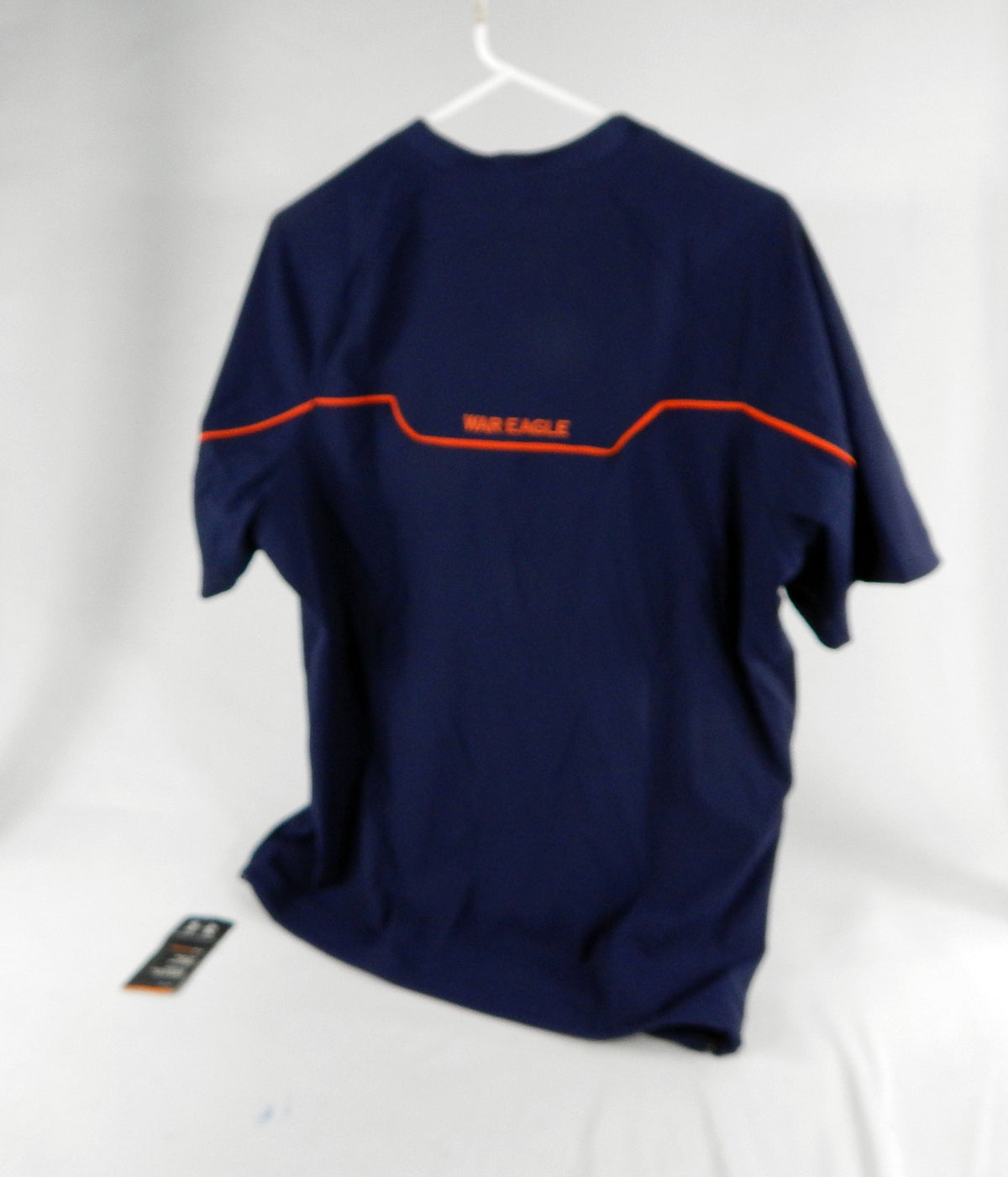 Auburn Tigers Team Issued Navy Pullover Shirt S DP68711 Pic2