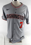 2025 Washington Nationals Darnell Coles #7 Game Issued Grey Jersey 42 323