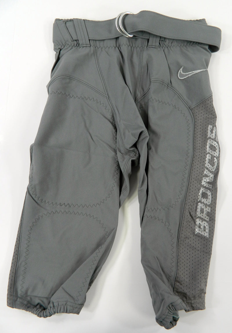 Boise State Broncos Team Used Gray Nike Football Pants Size 32