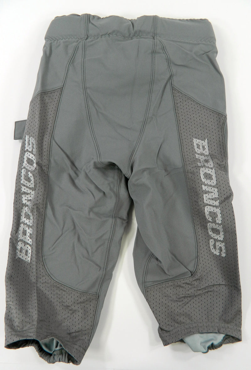 Boise State Broncos Team Used Gray Nike Football Pants Size 32 Pic2