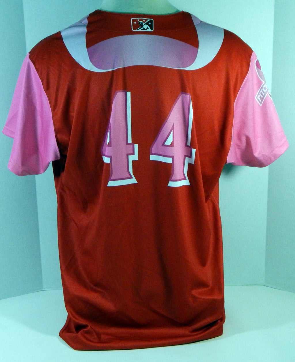 2017 Clearwater Threshers #44 Game Used Pink Jersey Pitch For Pink July 14th 202 Pic2