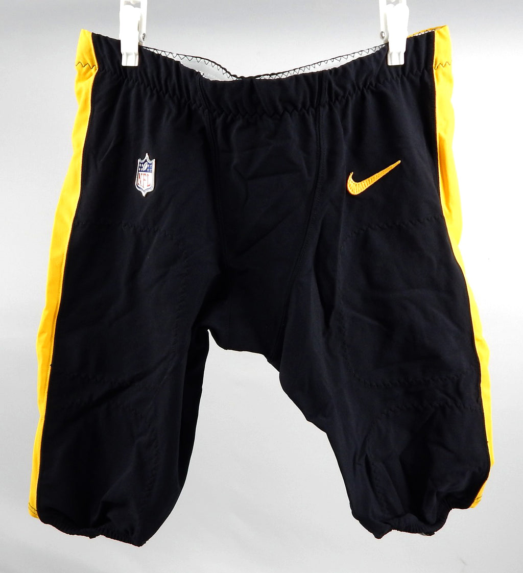 2021 Pittsburgh Steelers #57 Game Used Black Pants Color Rush 40 493