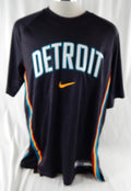 2025-26 Detroit Pistons Isaac Jones #13 Game Used Black Shooting Shirt City 4
