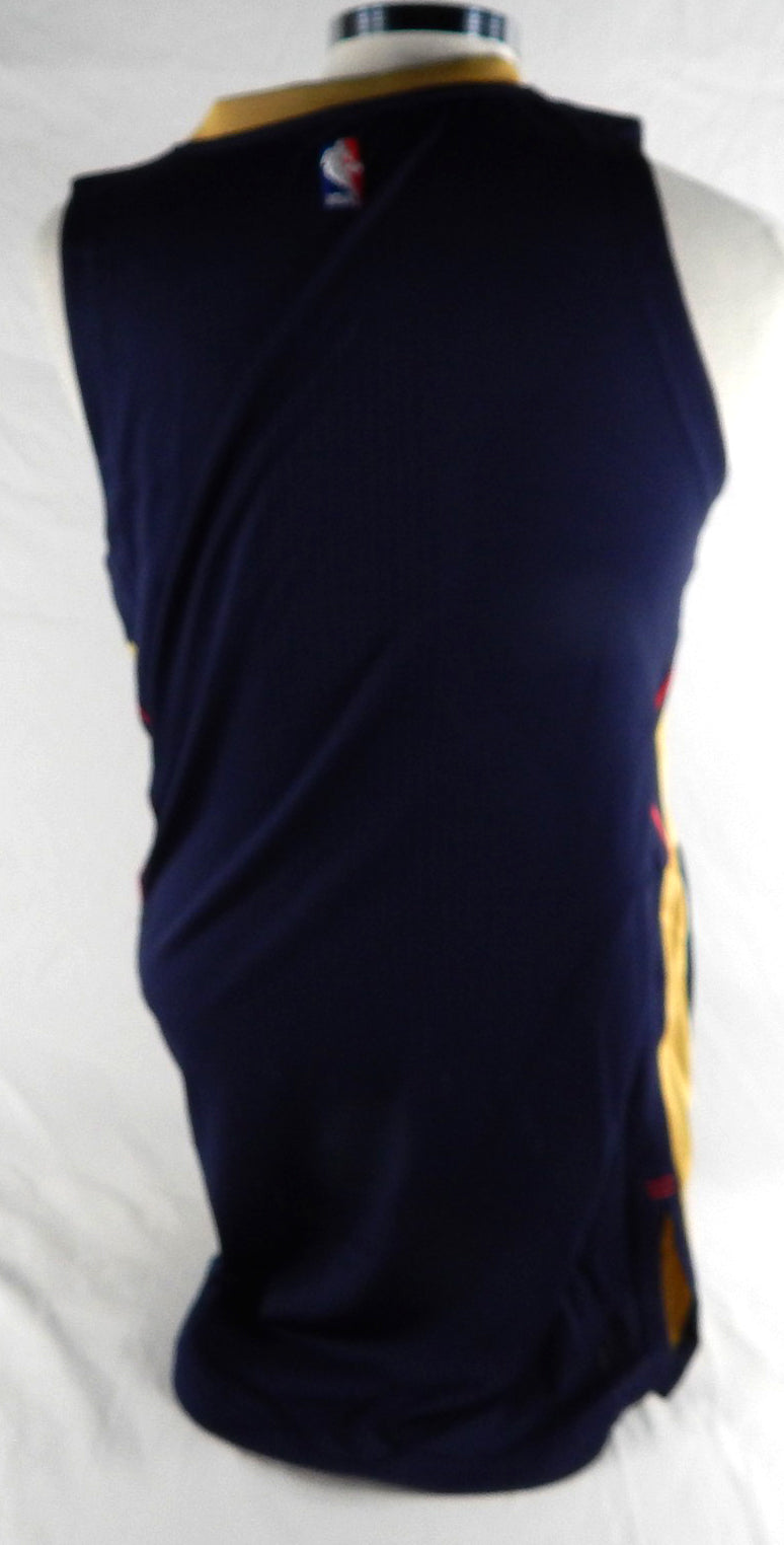 2015-16 New Orleans Pelicans Blank Game Issued Navy Jersey M 942 Pic2