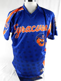 2024 Syracuse Mets #54 Game Issued Pos Used Blue Jersey Defenders Diamond 44 363